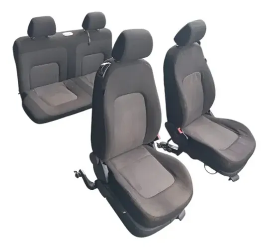 Kit Jogo Bancos Tecido Preto Vw New Beetle 2006 2012 Preto
