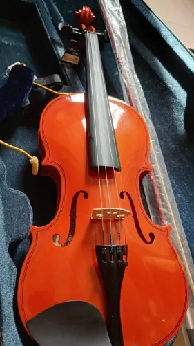 VIOLINO "VIVACE" 4/4 SEMINOVO NUNCA USADO, MOTIVO DA VENDA NÃO ACHEI ONDE FAZER AULA