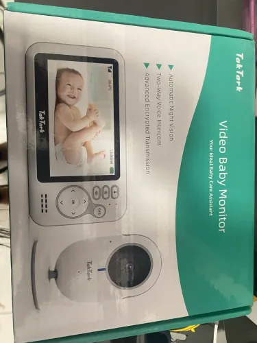 TakTark Babá Eletrônica Câmera, 4.3" Monitor de Bebe, Sem Wi-Fi, 2 Way Audio