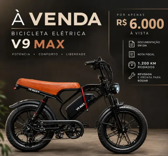 Bike eletrica V9 max