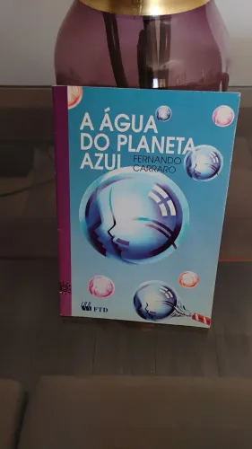 Livro infantil a Água do planeta azul 