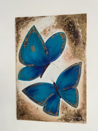Quadro pintura óleo sobre tela 80x60