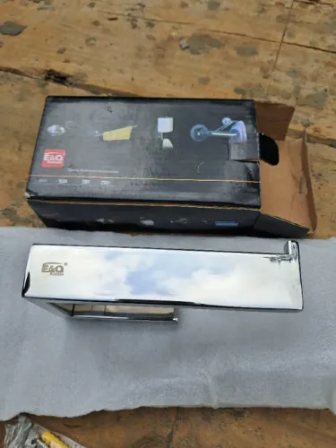 Suporte Porta Papel Higiênico Metal Cromado Papeleira Banheiro