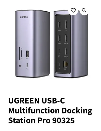 Estação de acoplamento USB-C 12 em 1 Multifuncional 
