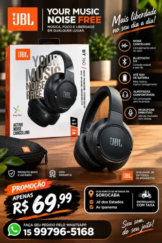 Fone BT 760 Lacrado com garantia