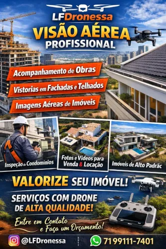 Filmagem e Fotos com Drone em Salvador | Imóveis, Obras e Terrenos
