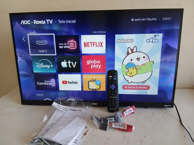 Smart tv nova 32"Pol AOC ROKU