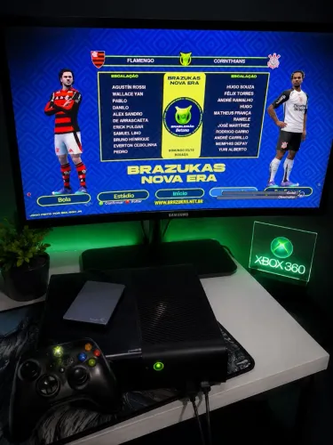  XBOX 360 DESBLOQUEADO + KINECT + 1TB DE JOGOS + 1 CONTROLE
