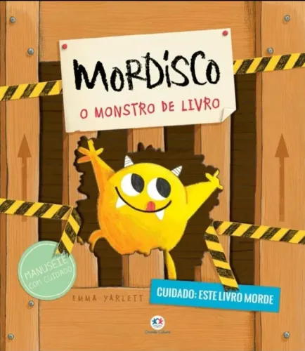 Livro Mordisco o Monstro de livro, autor Emma Yarlett