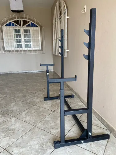 Rack cavalete suporte para supino academia