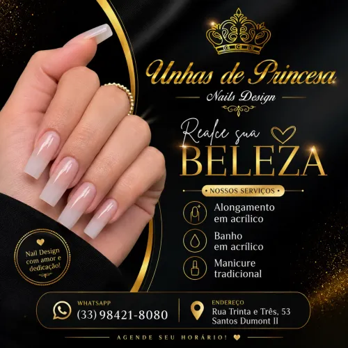 Alongamento de Unha em Acrílico