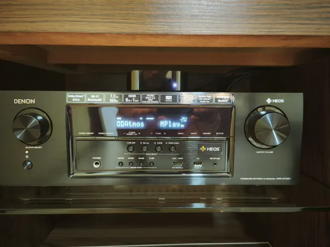Receiver Denon avr s730h . 7.2 Dolby atmos, Dts -x