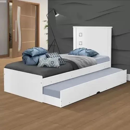 CAMA SOLTEIRO COM AUXILIAR 