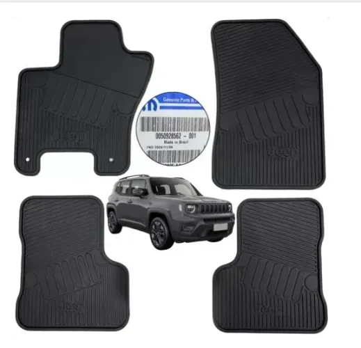 Jogo Tapetes Bordas Elevadas Original Mopar Jeep RenegadeJogo Tapetes Bordas Elevadas Orig