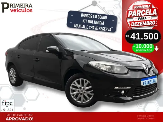 Renault Fluence Sed. Dyn. Plus 2.0 16V Flex Aut. 2016