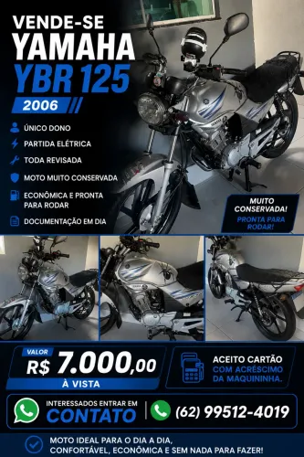 ? VENDE-SE - YAMAHA YBR 125 2006