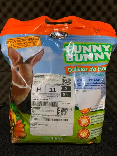 Ração Funny Bunny para roedores 1,8kg