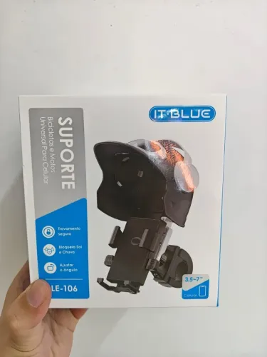 Suporte de Celular pra Moto Capacete