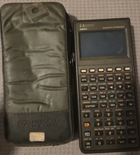 HP 48SX Calculadora Científica RPN Vintage + Capa