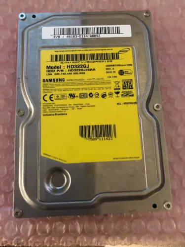 Hd Sata 320gb Testado 100% Funcionando seminovo