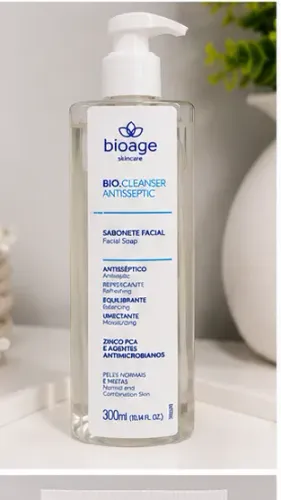 Bio.Cleanser Antisseptic Sabonete Facial 300ml