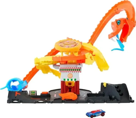 Hot Wheels City Pista Ataque De Cobra Vs Pizzaria