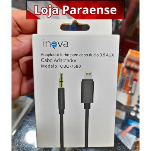 Cabo Adaptador de áudio P2 para iPhone