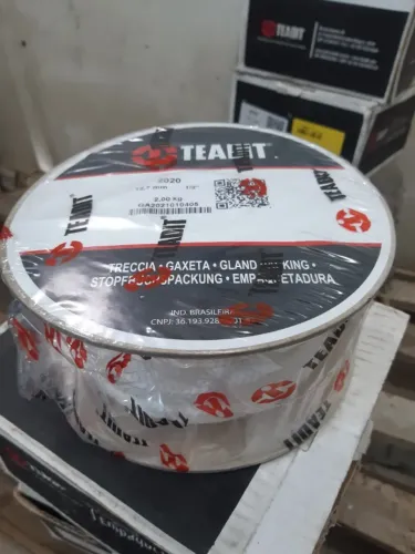 Gaxeta Teadit 1/2" 12,7mm 2kg