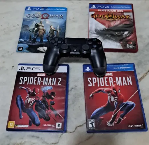 Jogos PS4 e Controle