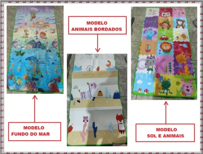 Tapete 90 x 180 cm infantil em eva antitérmico