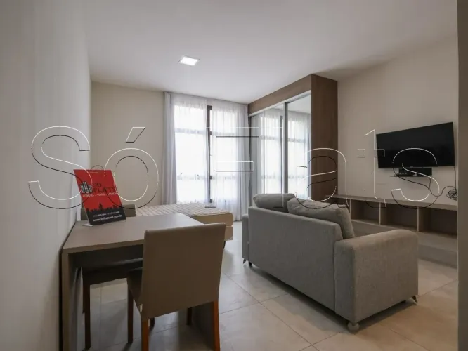 Studio 41m² mobiliado no Centro de São Paulo | Próximo ao metrô | Ideal para morar ou inve