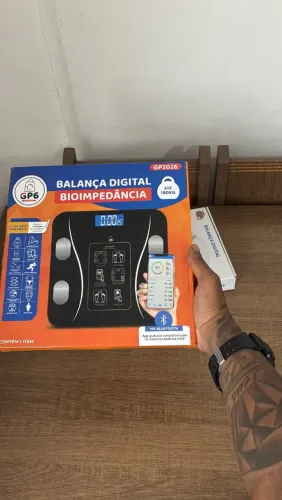 Balança digital bioimpedância 