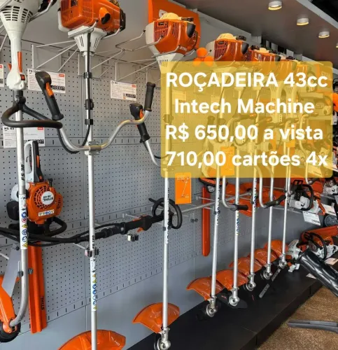 Roçadeira a gasolina 43cc Intech Machine 