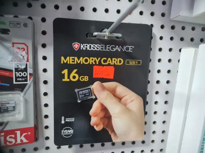 Cartão de Memória Micro SD 16 GB - KrossElegance