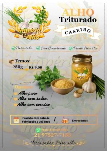 Venda De Alho Triturado
