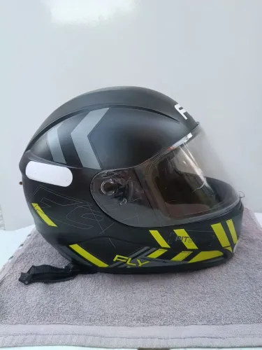 Capacete Pit stop preto fosco N60