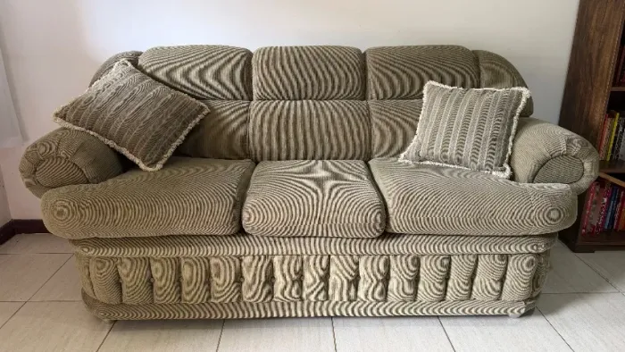  SOFÁS 3 E 2 LUGARES - VERDE - EXCELENTE ESTADO