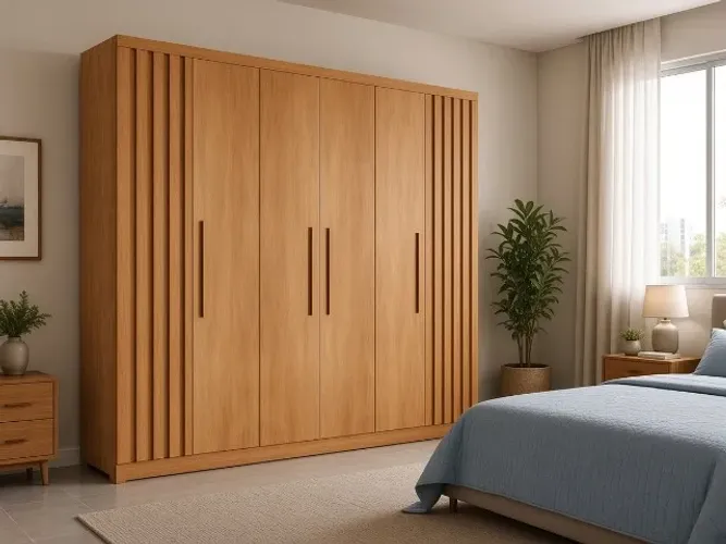 Guarda-Roupa Cairo 6 Portas 1,80m 100% MDF (NOVO A PRONTA ENTREGA)