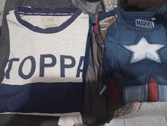 20 peças de roupas de menino 8 a 12 anos 