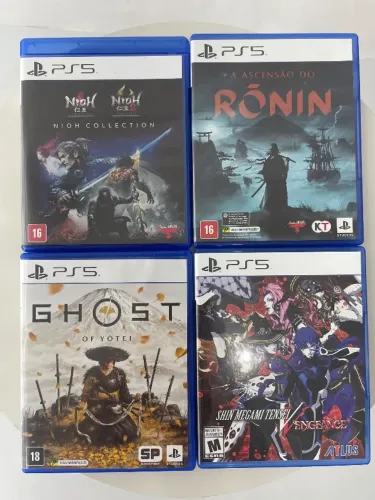 Jogos de PS5 em mídia física