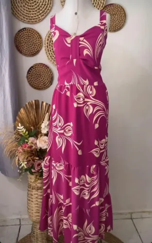Vestido longo Plus size Veste GG