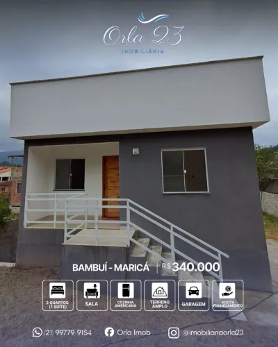 BAMBUÍ, ORLA 23 IMOBILIÁRIA VENDE! MODERNO IMÓVEL RESIDENCIAL