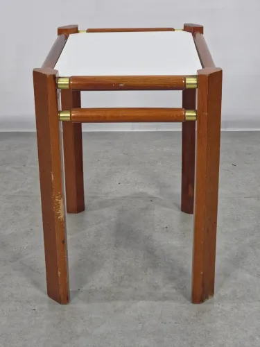 Mesa auxiliar vintage década de 70