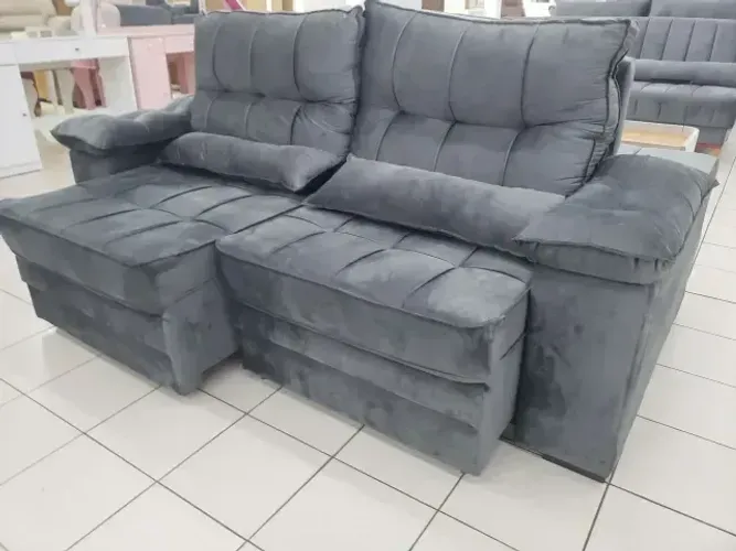 Sofá Retrátil 3 Lugares