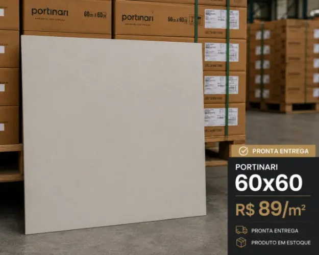 Porcelanato Portinari York SGR 60x60 | Original | Pronta Entrega
