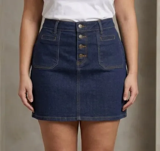 Saia jeans (Tamanho 46)
