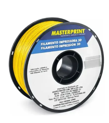 Filamento PetG amarelo Masterprint