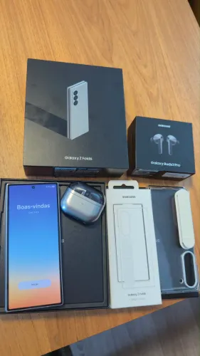Samsung Galaxy Z Fold 6 512GB Completo Nota Fiscal e Fone