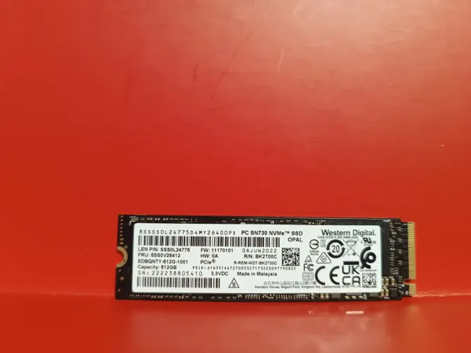 Ssd western digital. 512