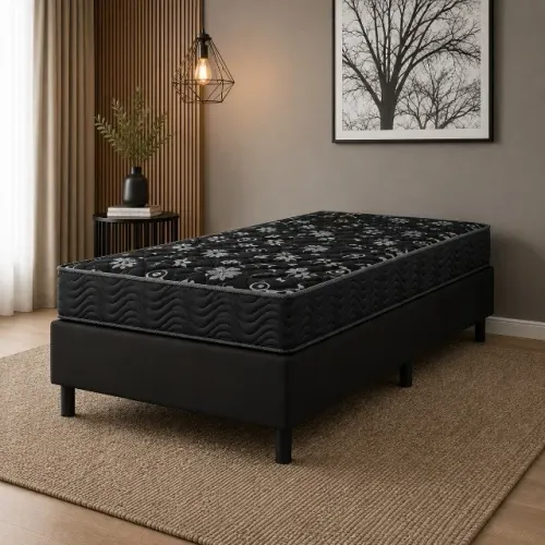 Conjunto Base Com Colchão D28 Solteiro Novo!